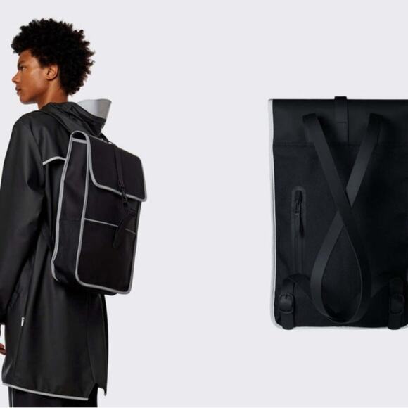 Rains Unisex Reflective Backpack NWT One size main image 9